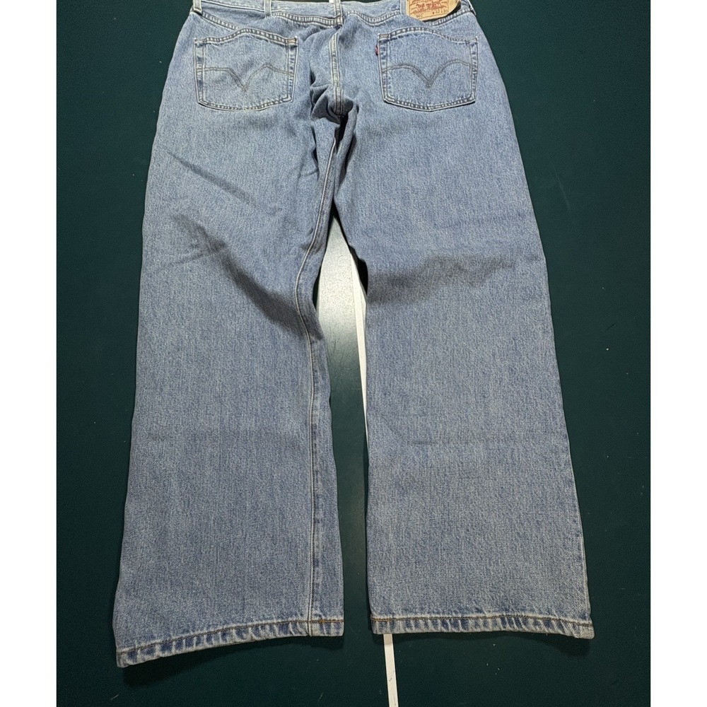 Vintage 80s Levi's 501 Button Fly Denim Jeans Straight Leg 38x30 Mint Condition - Picture 12 of 16